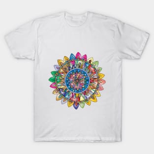 Multicolor mandala design for mandala lovers T-Shirt